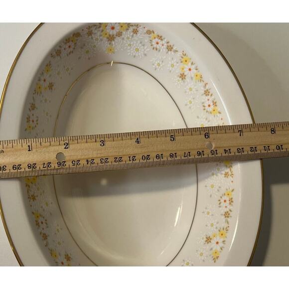 Vintage Noritake Fragrance Ivory China Oval Bowl - Picture 10 of 13